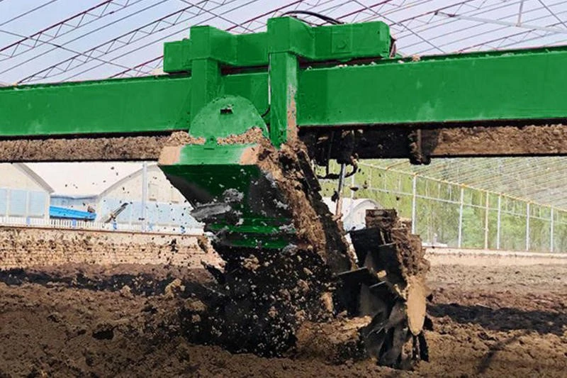 液压升降槽式翻抛机