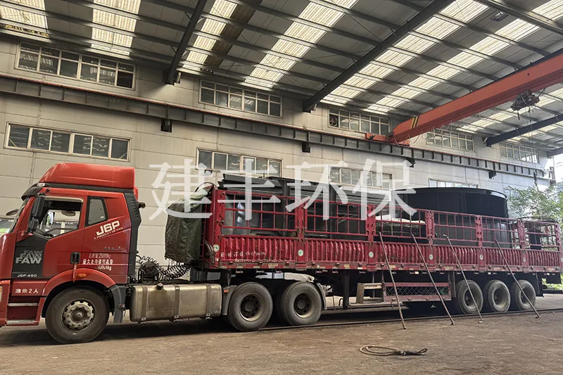 定制卧式有机肥发酵罐 密闭除臭 养殖场粪污资源化设备
